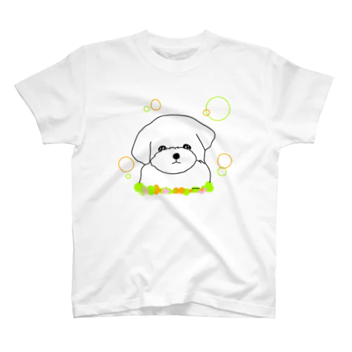 マルチーズ癒し犬 Regular Fit T-Shirt