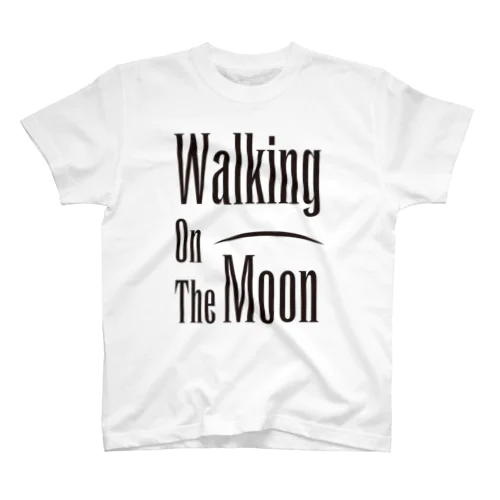 WALKING ON THE MOON BLK スタンダードTシャツ