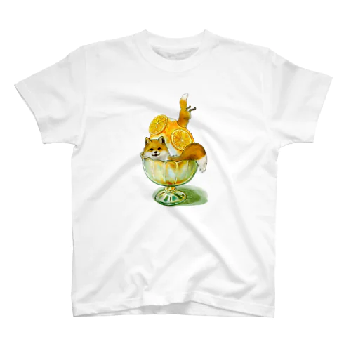 爽やかレモンのかき氷 Regular Fit T-Shirt