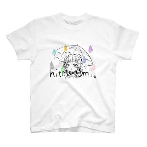 amayadori。しろ スタンダードTシャツ