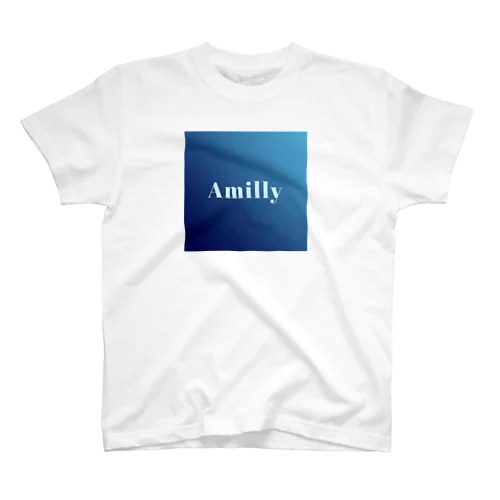 ロイヤルブルーAmillyロゴ スタンダードTシャツ