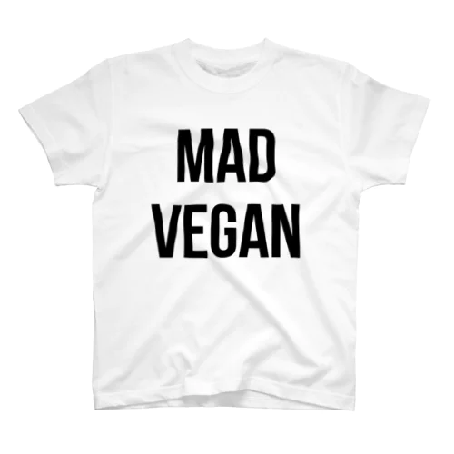 mad vegan（黒文字） スタンダードTシャツ