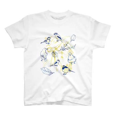 身近な野鳥 スタンダードTシャツ