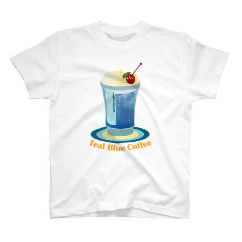 Teal Blue Hawaii Regular Fit T-Shirt