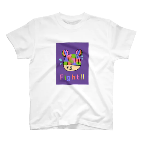 カラフルhairの女の子 スタンダードTシャツ