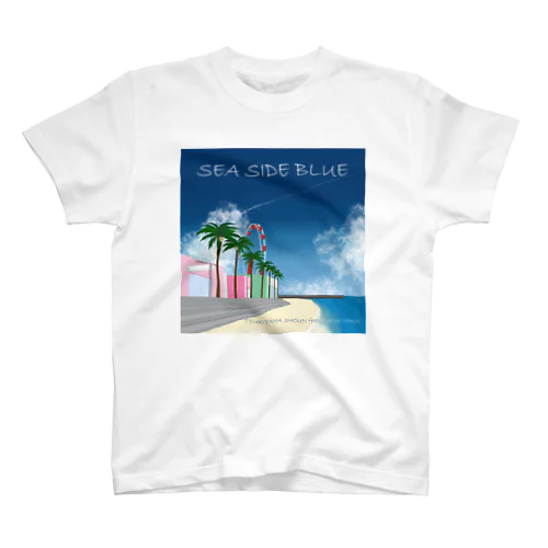 SEA SIDE BLUE feat.船井美玖/月山翔雲 OFFICIAL GOODS Regular Fit T-Shirt