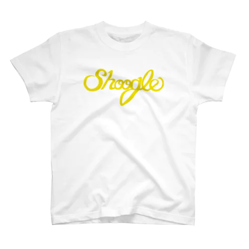 Shoogle(シューグル・週グル・週刊少年グルメ)ロゴ イエロー Regular Fit T-Shirt
