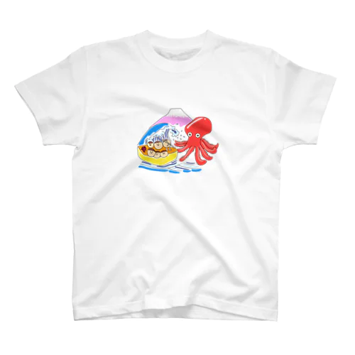 タコ焼きVSタコ Regular Fit T-Shirt