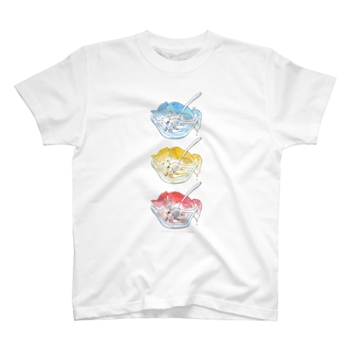 オオカミかき氷 Regular Fit T-Shirt