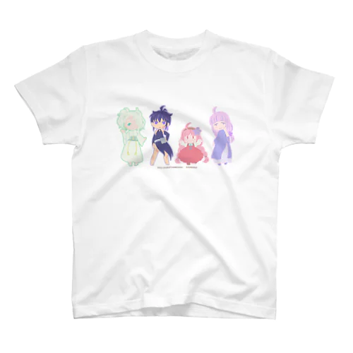 「アザミの森」3周年記念デフォルメイラスト スタンダードTシャツ