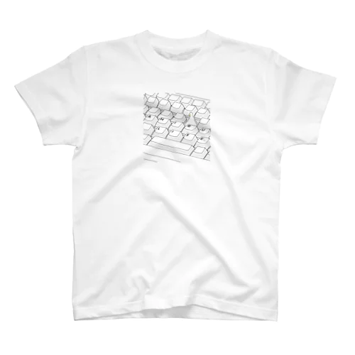 キーボードアヒル Regular Fit T-Shirt