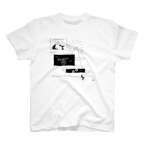 God is a cat Regular Fit T-Shirt