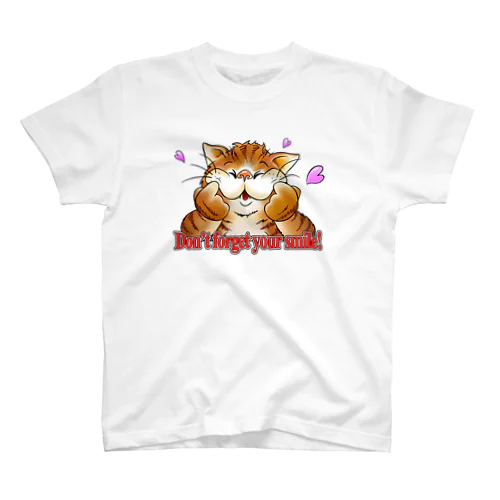 笑顔猫 Regular Fit T-Shirt