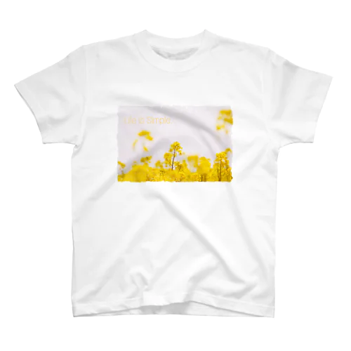 シンプルな菜の花 Regular Fit T-Shirt