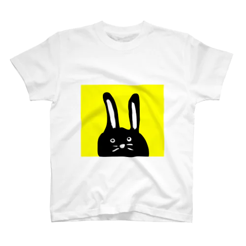 黒うさぎのミミガー Regular Fit T-Shirt