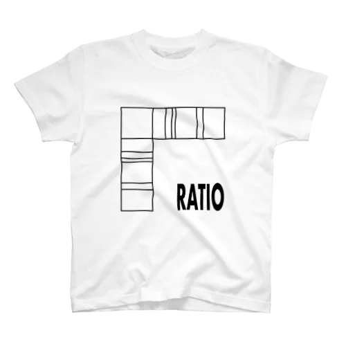 Ratio 比率模様 Regular Fit T-Shirt