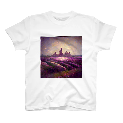 紫色の廃墟 スタンダードTシャツ