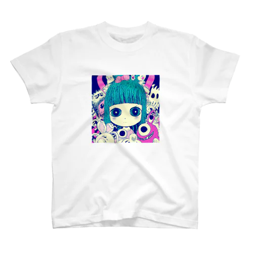 girl and monsters Regular Fit T-Shirt