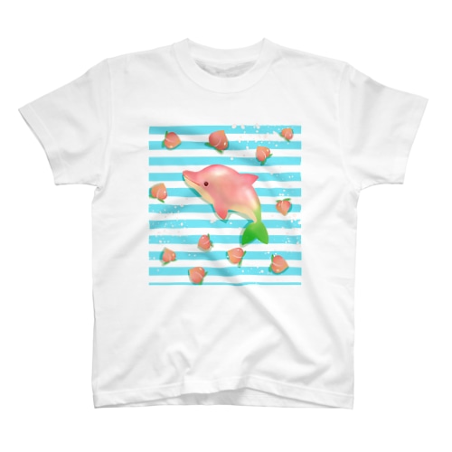 桃イルカの夏アイテム Regular Fit T-Shirt