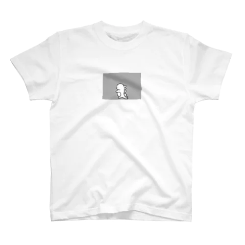 ゆるかわ恐竜 グレー Regular Fit T-Shirt