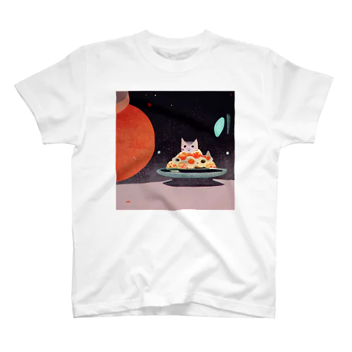 宇宙を漂う寿司キャット Regular Fit T-Shirt