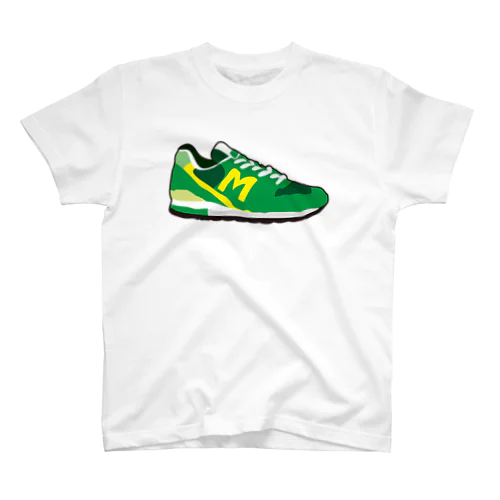 シューズ(green) Regular Fit T-Shirt