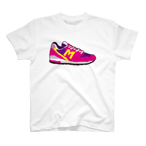 シューズ(pink) Regular Fit T-Shirt