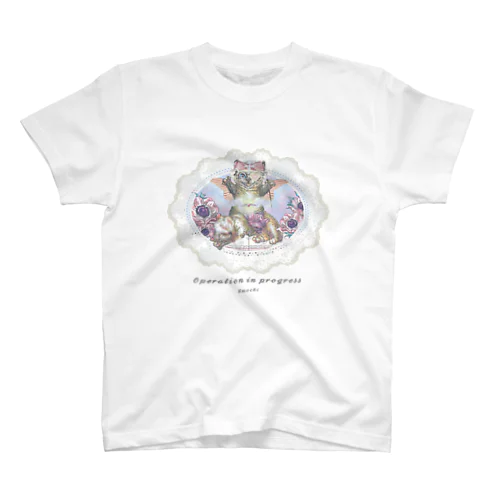 ☪︎*｡꙳『手術中』猫ねこ スタンダードTシャツ