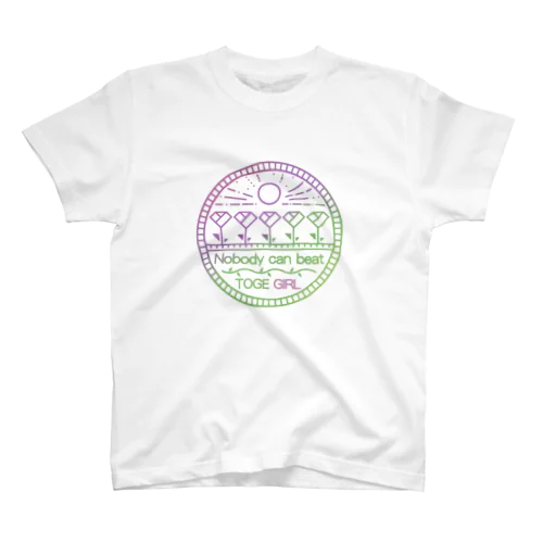 庭師のエムブレム-Nobody can beat TOGE GIRL- Regular Fit T-Shirt