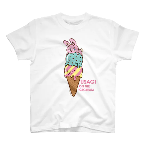 USAGI ON THE ICECREAM スタンダードTシャツ