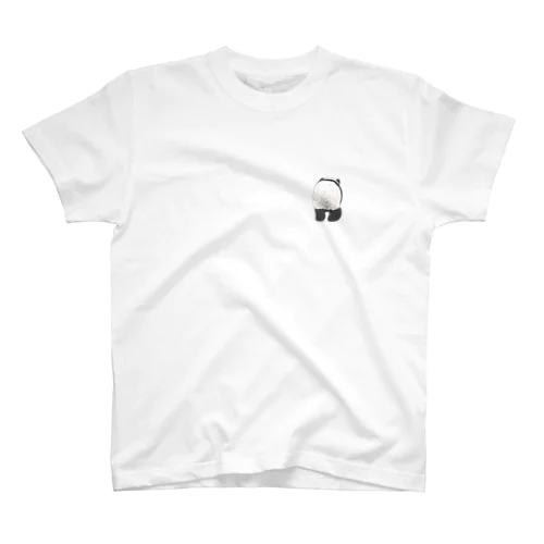 子パンダ(後) 티셔츠