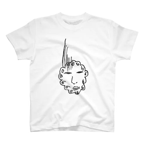 T01-Ear human being-BL スタンダードTシャツ