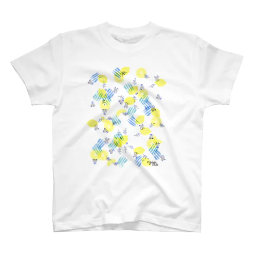 レモンとペンギン Regular Fit T-Shirt