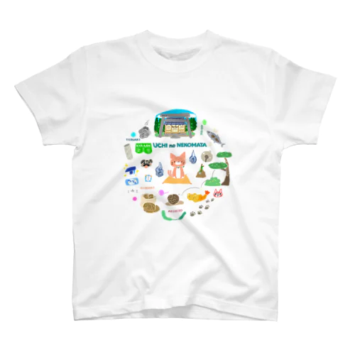 うちのねこマタ Regular Fit T-Shirt