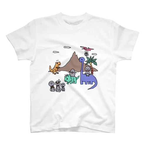 ほーはいさん✖️恐竜 Regular Fit T-Shirt