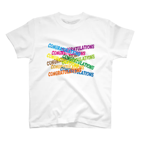 CONGRATULATIONS スタンダードTシャツ