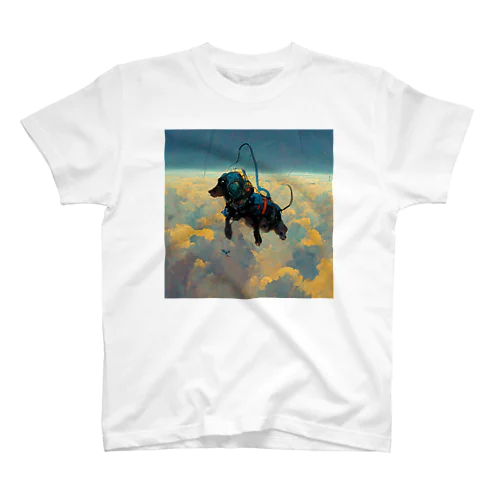 A dog skydiving スタンダードTシャツ