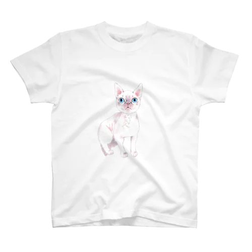 ピンク猫 Regular Fit T-Shirt