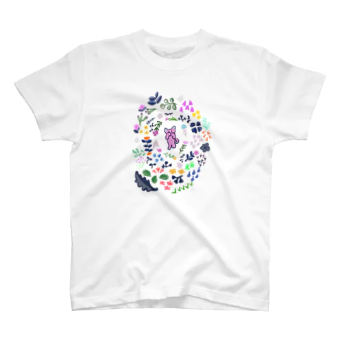 お花にかこまれて スタンダードTシャツ