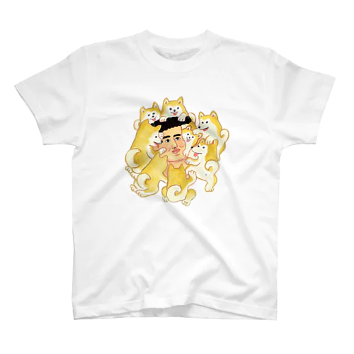 犬まみれ Regular Fit T-Shirt