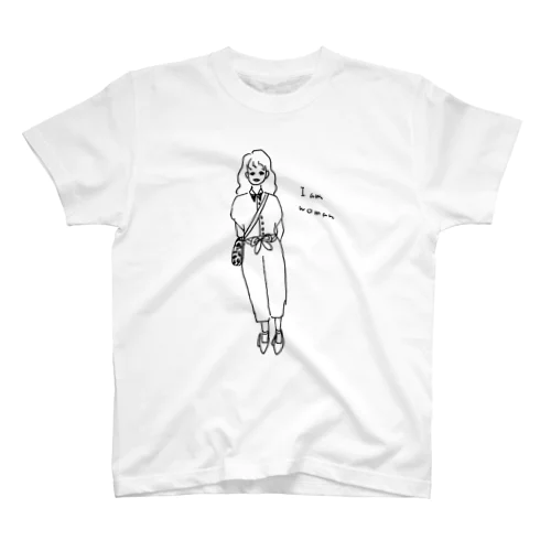 I am woman ガーリー スタンダードTシャツ