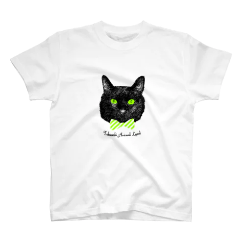 蝶ネクタイ黒猫 Regular Fit T-Shirt