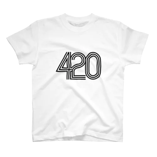 420 tri line スタンダードTシャツ