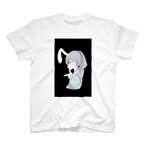 ラムネのラムちゃん black スタンダードTシャツ