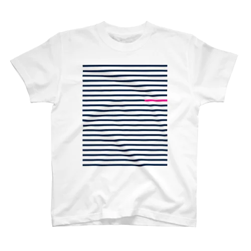 ピンクボーダー スタンダードTシャツ