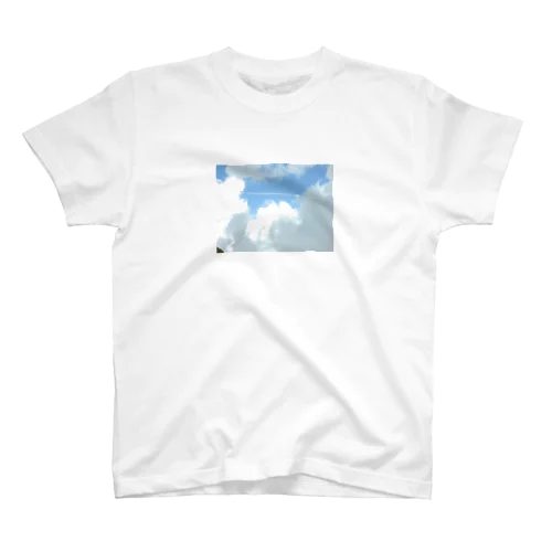 青空と雲 Regular Fit T-Shirt