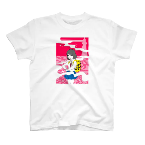 夕焼と女の子 Regular Fit T-Shirt