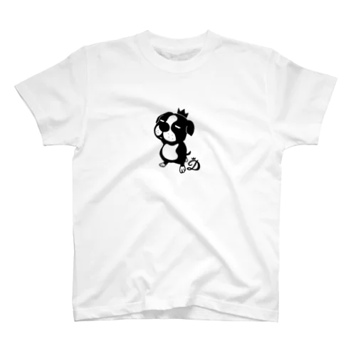 見上げる犬 Regular Fit T-Shirt