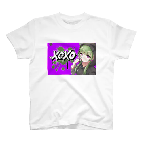 【表イラスト】xoxoシリーズVer.PURPLE スタンダードTシャツ