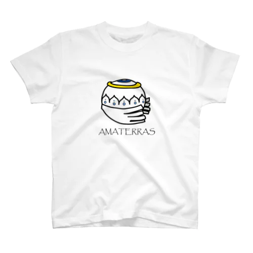 AMATERRAS with letters. Regular Fit T-Shirt